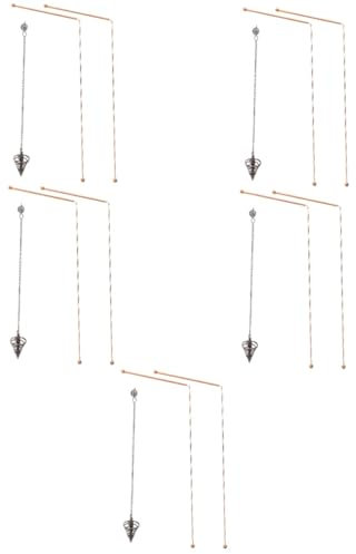 Gatuida Kit De 5 De Sourcier En Laiton Pour Débutants Et Experts En Radiesthésie