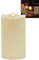 Stephans Möbelbörse LED Echtwachskerze 10x15 cm mit Timer Kerze batteriebetrieben 3D Flackereffekt Echtwachs Adventskranz Kerzen LED Adventskerzen