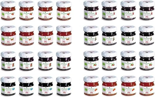 Rigoni di Asiago Fiordifrutta Confettura Monodose 8 Gusti 32 Pezzi da 25 g