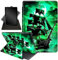 for Fire HD 10 Tablet Case 11th Generation 2021 and Amazon Fire HD10 Plus Case 10.1, 360 Degree Rotating Stand Smart Protective Case,for Fire HD 10 2021 Tablet,Green Skull Boat