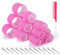 Romon 31 Pièces Bigoudis Cheveux Set, 18 Rouleaux Cheveux Chauffant Heatless Curling avec 3 Tailles 60mm 45mm 36mm avec 12 Pinces à Cheveux et 1 Peigne pour Tous Les Cheveux Courts, Moyens Ou Longs