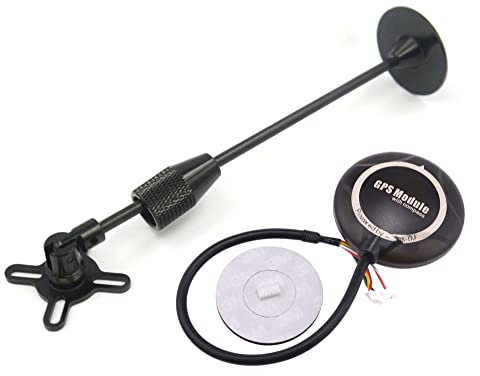 GPS-Modul 7M mit Kompass, kompatibel mit Flight Controller Kompatibel mit Pixhawk PX4 APM APM2.8 RC Multicopter Quadcopter Drone Flugzeugteile(7M GPS WITH HOLDER)
