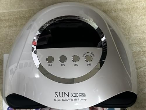Timpou 320W Nail Dryer with 72 LED Beads - Fast Drying UV/LED Lamp for Gel Polish, Professional Manicure & Pedicure Machine, Salon-Quality at Home