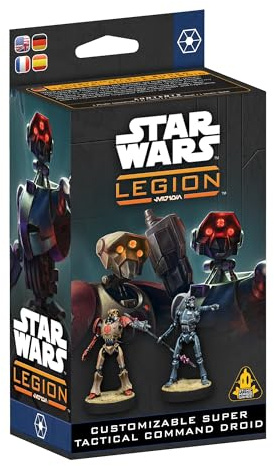 Asmodee | Star Wars: Legion - Customisable Super Tactical Command Droid | Miniature Board Game | Ages 14+ | 2 Players | 90+ Minutes Playing Time