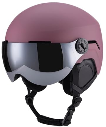Aumotop Casque de Sport de Neige Sécurité Améliorée Confort Chaud pour Ski Snowboard Sport Neige Adulte Hommes Femmes Noir PC EPS L 59-61CM