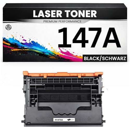 Toner 147A für HP kompatibel Schwarz W1470A (Nicht HP+) Tonerkartusche LaserJet Enterprise M610n/611dn/611x/612dn/612x/634h/635fht/635h M611dn