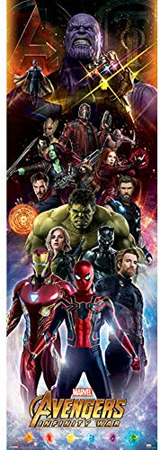 Marvel Avengers Infinity War Poster Characters Langbahnposter