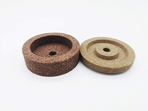 COPPIA MOLE SMERIGLIO AFFILATOIO AFFILA LAMA 45-13-6 GT con 45-8-6 FCG Made in Italy