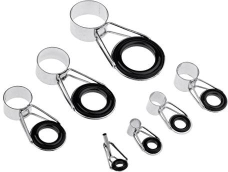 SM SunniMix 7 x Angeln Spitzenring Rutenring Angelrute Reparatur