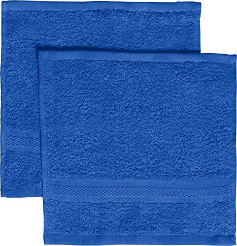 REDBEST Seiftuch 2er-Pack Chicago Royalblau Größe 30x30 cm - saugstark, strapazierfähig, ideal für Reisen, Sport (weitere Farben)
