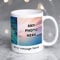 Thoughtful Gifts Personalised 3-Photo Mug with Custom Text – 11oz Ceramic Coffee Cup – Dishwasher Safe – Gift for Birthdays, Christmas, Anniversaries, and More