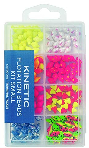 Kinetic Flotation Beads Kit - Auftriebsperlen in verschiedenen Größen und Farben, hoher Auftrieb, inkl. Box (Medium - 8mm)