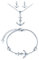 INFINIONLY Damen Mädchen Halskette Armbänder und Ohrringe, 925 silber schmuck-sets, anchor halskette armband ohrringe, anhänger armbänder ohrstecker mit anker und unendlichkeitssymbol, silber