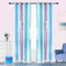 TOPCHANCES 2 Paneele Verdunkelungsvorhänge mit Sternen für Mädchen, Schlafzimmer, Kinder-Vorhang mit Vorhang mit Schleife, Seilösen für Zuhause, Wohnzimmer, Dekoration (W52 x L63, blau-lila)