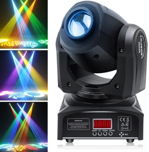 Moving Head Stage Light LED RGB Disco Light dmx512 Moving Heads Wash Spot Beam Lights Lamp for Party Bar DJ Club Christmas Halloween Wedding Birthday