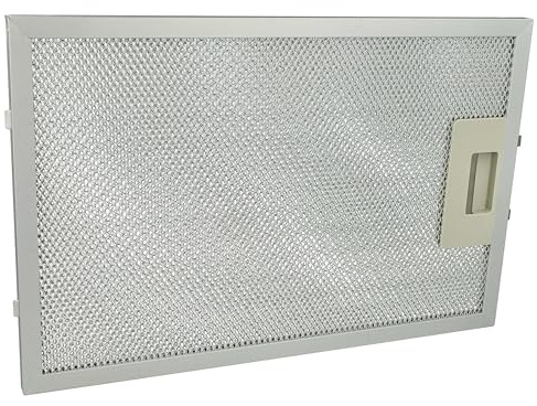 vhbw Filtre permanent à graisse remplacement pour Teka DM70 pour hotte de cuisine, aluminium