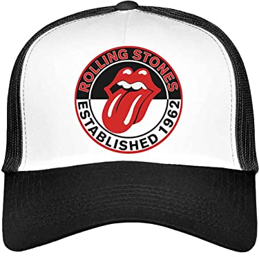 The Rolling Stones Baseballkappe EST 1962 New Official Black Trucker Size One Size