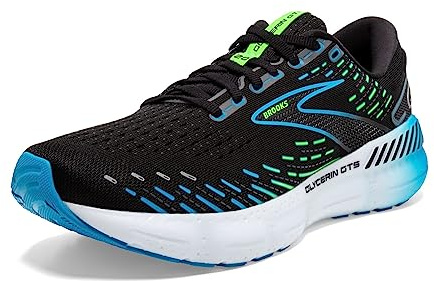 Brooks Herren Glycerin Gts 20 Sneaker, Grau Orange Blau, 42 EU