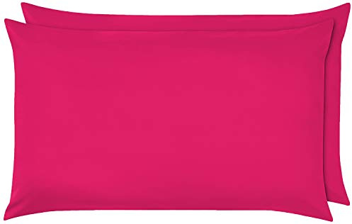 Pillowcase Pair by NIYS Luxury Bedding Pillow Covers (Fuschia)