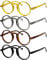 Eyekepper 4er-Pack Übergroße Rund Lesebrille für Herren Damen Vintage Lesehilfe mit Federscharniere +1.75