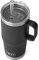 YETI Rambler Trinkbecher mit Henkel und Strohhalm-Deckel, Reisebecher, Wasserbecher, vakuumisolierter Becher mit Griff, Edelstahl, 750 ml, Schwarz