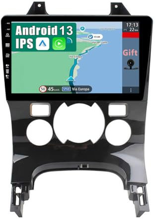 YUNTX Android 14 Radio avec Navigation pour Peugeot 3008 5008 [2009-2018]: [Intégré CarPlay/Android Auto/GPS] -IPS 2.5D 9 Écran Tactile-Dab/Bluetooth 5.0/WiFi/2 Din/MirrorLink/USB/4G