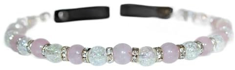 Stirnriemen mit Perlen und Strass (Full/WB)