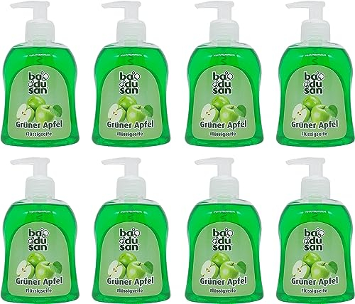 8er Pack Badusan Flüssigseife Grüner Apfel 8x300ml