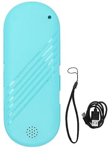 Pillow Speaker, Bluetooth 5.3 Sleep Headphones Bone Conduction Bluetoth Pillow Speaker with Lanyard, 10m Distance Under Pillow Speaker for Side Sleepers, Type C, 132x52x10mm (Blue)