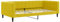 vidaXL Tagesbett, Gästebett 2-in-1, Sofabett Schlafsofa für Schlafzimmer Wohnzimmer, Bettsofa Sofa, Modernes Design, Gelb 100x200cm Samt