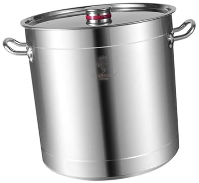 Casserole À Soupe - Marmite À Soupe, Marmite, 15-80L, Commerciale/ménage, Seau À Soupe En Acier Inoxydable, Seau À Ragoût/seau De Stockage D'huile Avec Couvercle Pour Cuisinière À Gaz ( Size : 40L )