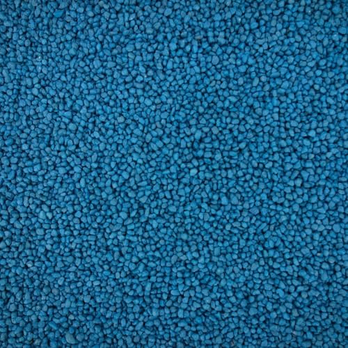 AquaOne Aquarium Kies 20 kg Bodengrund türkis 2-3 mm I Aquariumkies Premium Qualität I Quarzkies abgerundete Körnung I Aquariumkies Deko Aquascaping Dekoration