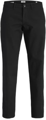 JJ REBEL Jrebkenni Sharp Chino Noos, Black, 33 W/32 L