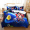 Bettwäsche Super Mario Bros Druck Bettbezug Bettwäsche Set Microfaser Bettbezug Mit Reißverschluss Und Kissenbezug Bequem Hypoallergenic Bettdecke CoverSingle（135x200cm）