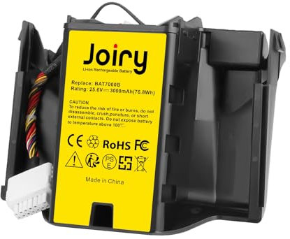 Joiry 25,6 V 3000 mAh Li-ION Batterie pour Robomow RC302, RC304, RC304u, RC306, RC308, RC308u, RC312, RC312u, remplace Les tondeuses BAT7000B, MRK7005A