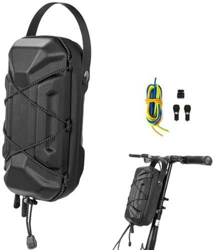 GOMETY E Scooter Tasche für Elektroroller, wasserdichte Roller Tasche Front Tube Bag mit Multicolor Drawstrings, Quick Release Lenkertasche Rollertasche Vordertasche für Xiaomi Mijia Sedway Ninebot