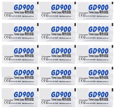 wenwendianzi 5/10/20 stücke Wärmeleitpaste for P1s X1C A1 Mini Wärmeleitpaste GD900 for Lab Hotend X1c 3D Drucker Teile(10pcs GD900)