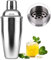 CUEMOON Martini Shaker à cocktail de bar 250 ml avec passoire intégrée pour barman, shaker en acier inoxydable pour boissons mélangées, margarita, alcool, liqueur, ustensiles de bar