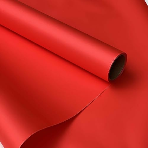 Verpackungsfolie Satin 50cmX9m Rot, 3556