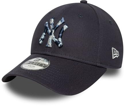 New Era New York Yankees Kindercap Camouflage Logo 9Forty Kappe Mädchen Junge MLB Sommer blau - Child