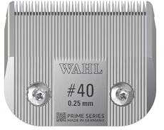 Wahl #40 Prime Series Klinge, entworfen für besonders Kurze Länge, leistungsstarkes Schneiden, hergestellt für den KM Supera Haustier-Scherer, Schnittlänge von 0,25 mm