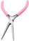 VINTORKY Modellare le clip per unghie Unghia forniture appuntito costume Strumenti di riparazione di gioielli clip modellanti in acciaio inossidabile acciaio carbonio rosa