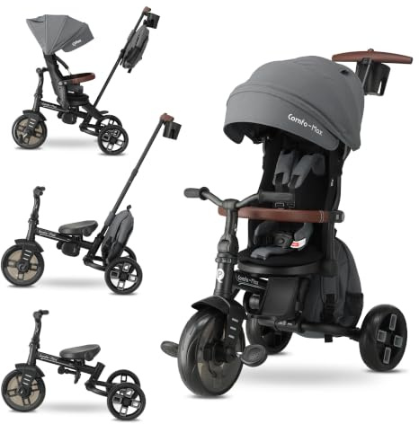 Qplay Trike Comfo Max 8-in-1 Grau