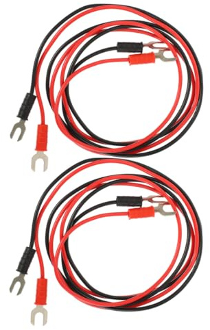 PRETYZOOM 4 Stück Isolierte Kupfer Prüf und Verbindungsleitungen für Magnetische Plattenspieler mit Pvc Material und Einfachem Anschluss zur Geräuschreduzierung