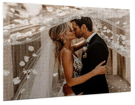Personalisiertes Foto Puzzle Selbst Gestalten - Fotopuzzle mit Eigenem Bild (1000-5000 Teile) - Gestalte Selbst Puzzle, Personalisierte Geschenke mit Foto für Mama, Familie zum Geburtstag C-1548