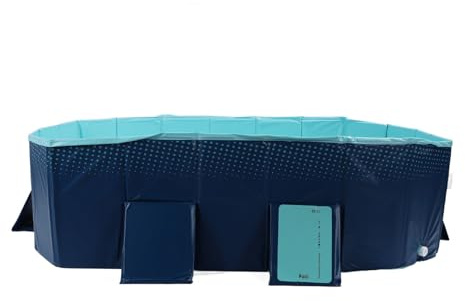 Piscine Pliable Portable Non Gonflable paissie 2 m pour Jardin Ext Rieur Enfants et Chiens R sistante l Usure