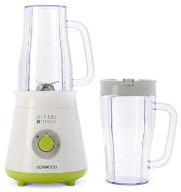 Kenwood Standmixer Smoothie 2 GO – sb055wg (2 Geschwindigkeiten und Pulse, 2 Karaffen 0,5 Liter, Lock System)
