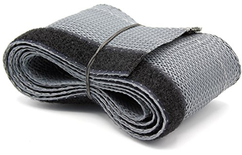 5m Flex Kabelschutz Kabelschlauch Klettverschluss grau Gewebeschlauch [Ø20mm]