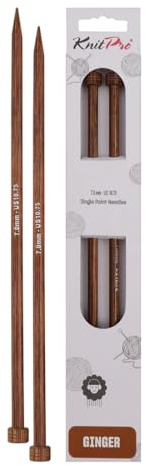 KnitPro Ginger Single Pointed Needles 14 (35cm) | 7.00mm