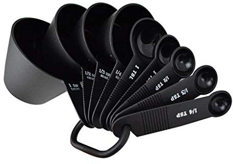 High-Q - Set di utensili da cucina per torte, kit di accessori fai da te, 9 cucchiai dosatori